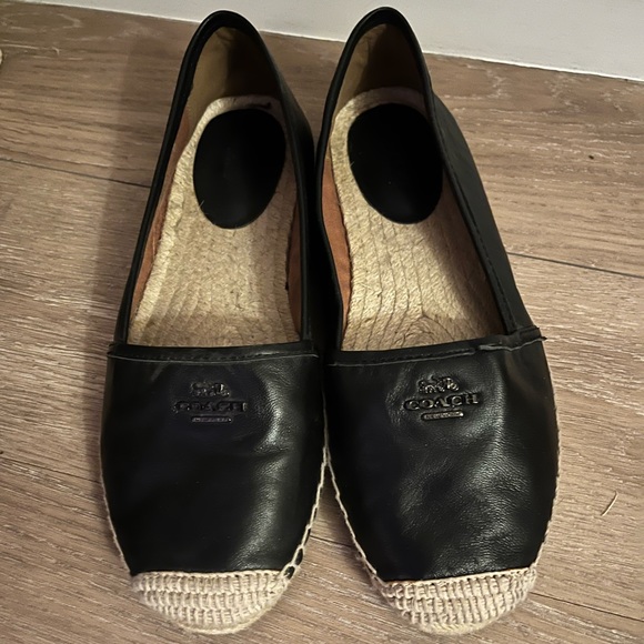 COACH Leather Espadrilles - Picture 1 of 6